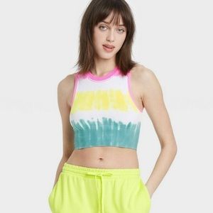 Colsie Tie Dye Crop Top